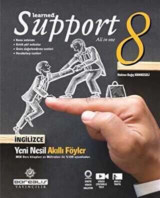 8. Sınıf Learned Support All In - Borealis Yayıncılık