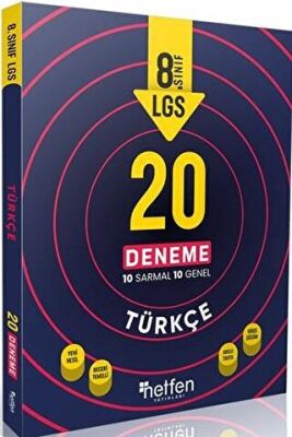 8. Sınıf LGS 20`li Türkçe Deneme - 1