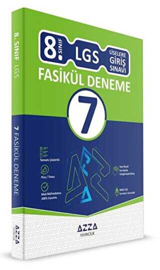 Azza Yayıncılık 8. Sınıf LGS 7 Fasikül Deneme - 1