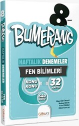 8. Sınıf LGS Bumerang 32 Haftalık Fen Bilimleri Denemeleri - Günay Yayınları