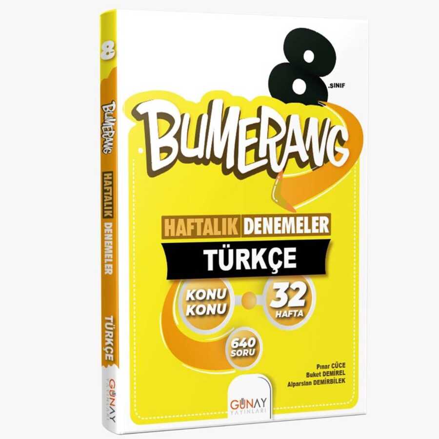 8. Sınıf LGS Bumerang 32 Haftalık Türkçe Denemeleri
