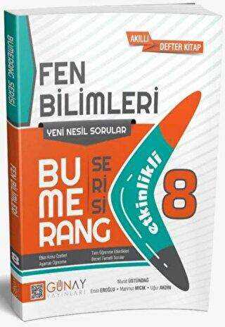 Günay Yayınları 8. Sınıf LGS Bumerang Serisi Fen Bilimleri Soru Bankası