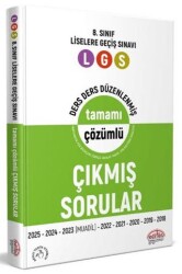 8. Sınıf LGS Ders Ders Düzenlenmiş Tamamı Çözümlü Çıkmış Sorular - Editör Yayınevi