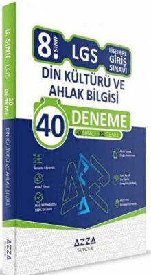Azza Yayıncılık 8. Sınıf LGS Din Kültürü 40 Deneme - 1