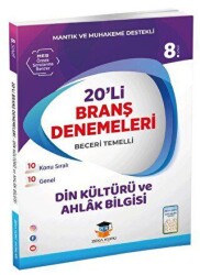 Zeka Küpü Yayınları 8. Sınıf LGS Din Kültürü ve Ahlak Bilgisi 20`li Branş Denemeleri - Zeka Küpü Yayınları