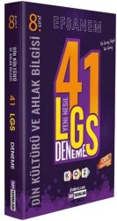 8. Sınıf LGS Din Kültürü ve Ahlak Bilgisi Efsane 41 Deneme - DDY Yayınları