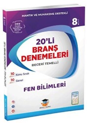 Zeka Küpü Yayınları 8. Sınıf LGS Fen Bilimleri 20 Deneme - Zeka Küpü Yayınları