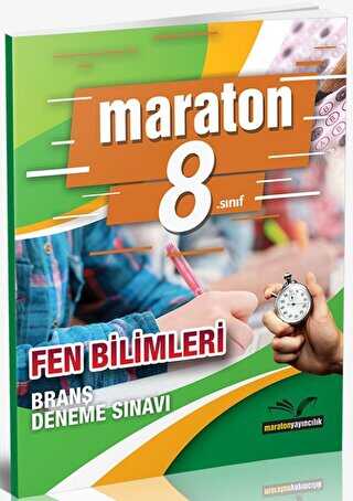Maraton Yayıncılık 8. Sınıf LGS Fen Bilimleri Branş Deneme Maraton Yayınları