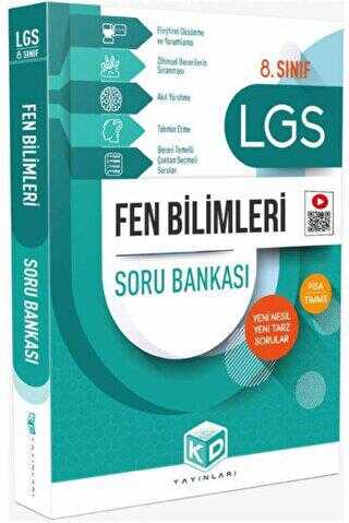 KD Yayınları 8. Sınıf LGS Fen Bilimleri Soru Bankası