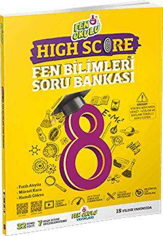 Fen Okulu Yayınları 8. Sınıf LGS High Score Fen Bilimleri Soru Bankası