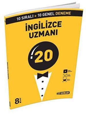 Hız Yayınları 8. Sınıf LGS İngilizce Uzmanı 20 Deneme Sınavı - 1