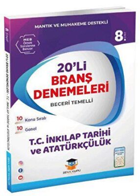 Zeka Küpü Yayınları 8. Sınıf LGS İnkılap Tarihi 20 Deneme - 1