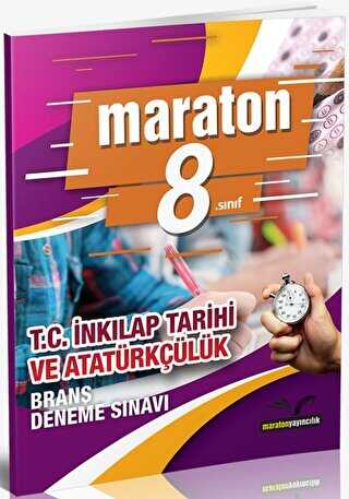 Maraton Yayıncılık 8. Sınıf LGS İnkılap Tarihi ve Atatürkçülük Branş Deneme Maraton Yayınları