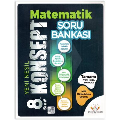 8. Sınıf LGS Konsept Matematik Soru Bankası - 1