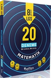 8. Sınıf LGS Matematik 20 Deneme - Netfen Yayınları