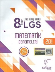 Karekök Yayıncılık 8. Sınıf LGS Matematik Denemeleri - Karekök Yayıncılık