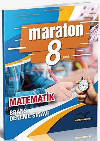 Maraton Yayıncılık 8. Sınıf LGS Matematik Branş Deneme Maraton Yayınları