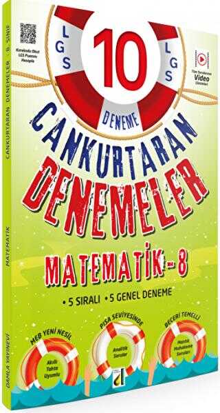 Damla Yayınevi - Bayilik Cankurtaran Denemeler Matematik - 8. Sınıf