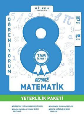 Bilfen Yayıncılık 8. Sınıf Matematik Depar Tam İsabet Yeterlilik Paketi - 1