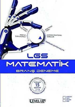 Tammat Yayıncılık 8. Sınıf LGS Matematik Level Up 15`li Deneme