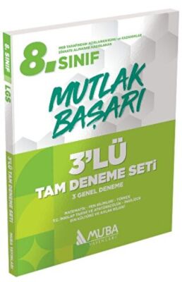 8. Sınıf LGS Mutlak Başarı 3`lü Tam Deneme Seti - 2008 - 1