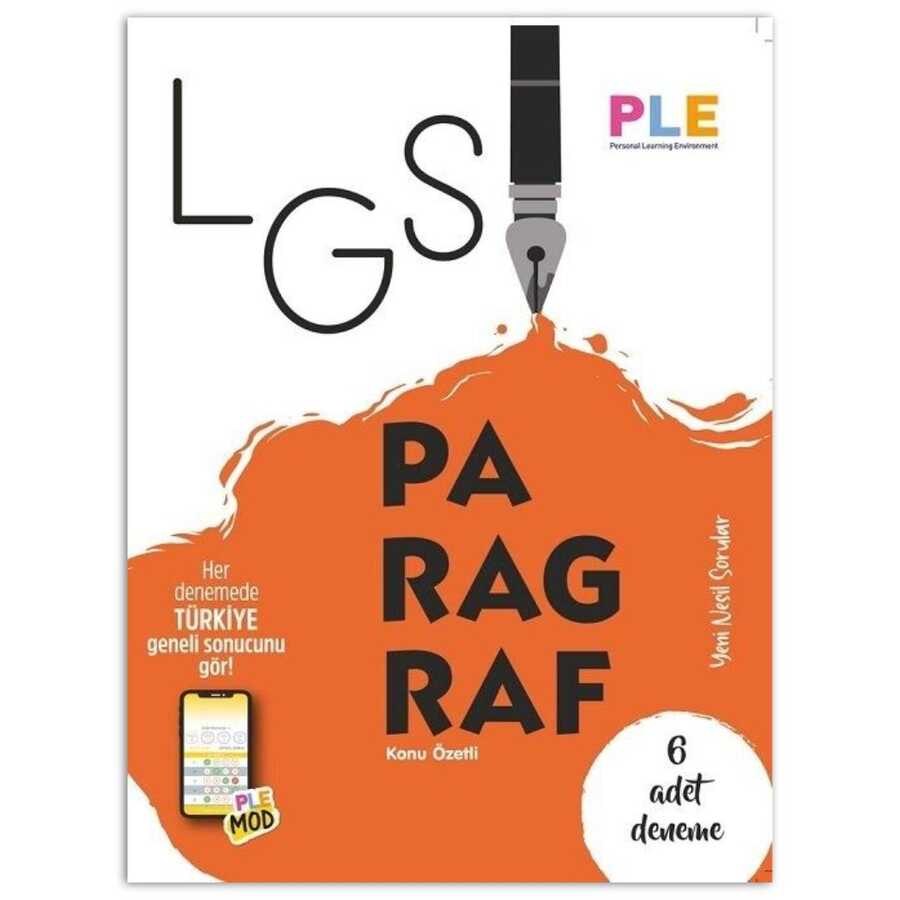 PLE - LGS - Paragraf Kitabı + 6 Türkçe Denemesi