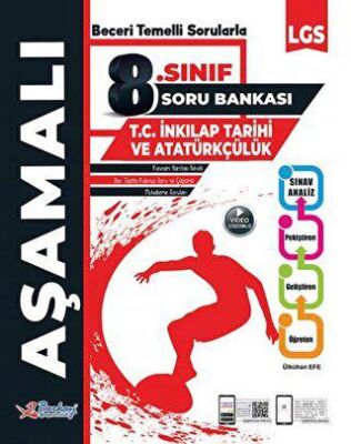 Berkay Yayıncılık 8. Sınıf LGS TC İnkılap Tarihi ve Atatürkçülük Aşamalı Soru Bankası - 1