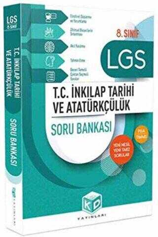 KD Yayınları 8. Sınıf LGS TC İnkılap Tarihi ve Atatürkçülük Soru Bankası