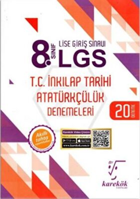8. Sınıf LGS T.C.İnkılap Tarihi ve Atatürkçülük 20`li Deneme Sınavı - 1