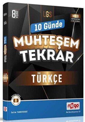 8. Sınıf LGS Türkçe 10 Günde Muhteşem Tekrar - 1