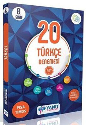Yanıt 8. Sınıf Çözümlü 20 Türkçe Branş Denemesi - 1