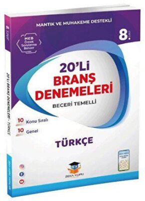 Zeka Küpü Yayınları 8. Sınıf LGS Türkçe 20li Branş Denemeleri - 1