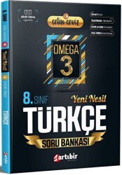 8. Sınıf Türkçe Çetin Ceviz Omega 3 Soru Bankası - Artı Bir Yayınları