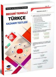 Zeka Küpü Yayınları 8. Sınıf Türkçe Beceri Temelli ?Kazanım Testleri - Zeka Küpü Yayınları