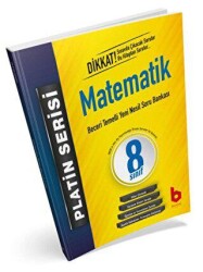 Basamak Yayınları Platin Serisi 8. Sınıf Matematik Soru Bankası - Basamak Yayınları