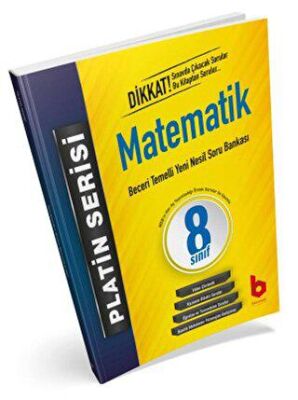 Basamak Yayınları Platin Serisi 8. Sınıf Matematik Soru Bankası - 1