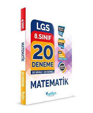 Netfen Yayınları 8. Sınıf LGS Matematik 20 Deneme