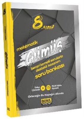 Bons Yayınları 2022 8. Sınıf GÜMÜŞ Matematik Soru Bankası - 1