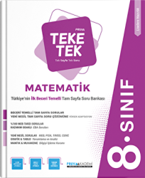 8. Sınıf Matematik Pruva Teke Tek - Pruva Akademi