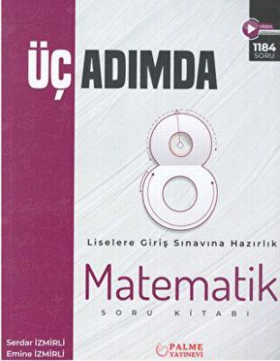8. Sınıf Üç Adımda Matematik Soru Kitabı - 1