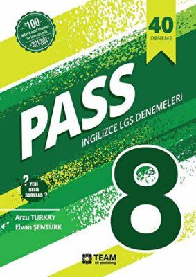 TEAM Elt Publishing 8. Sınıf PASS İngilizce LGS Deneme Sınavı Yeni Nesil Sorular - 1