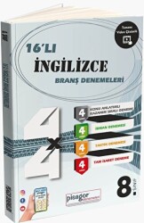 8. Sınıf Pisagor 16`lı İngilizce Denemesi - Zeka Küpü Yayınları