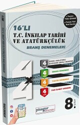 8. Sınıf Pisagor 16`lı İnkılap Tarihi ve Atatürkçülük Denemesi - Zeka Küpü Yayınları