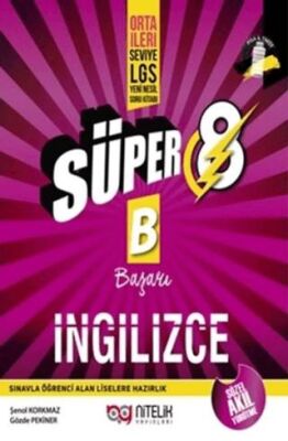 8. Sınıf Süper İngilizce Soru Kitabı kapağı