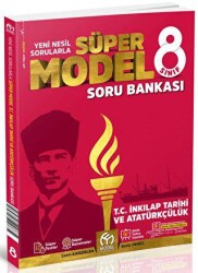 8. Sınıf T. C. İnkılap Tarihi ve Atatürkçülük Süper Model Soru Bankası - Model Eğitim Yayıncılık