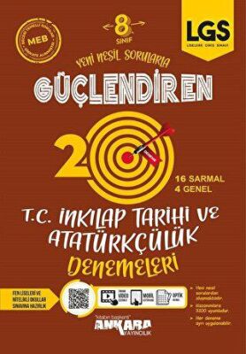 8. Sınıf T.C. İnkılap Tarihi ve Atatürkçülük Güçlendiren Denemeleri - 1