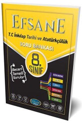 Efsane Yayınları 8. Sınıf T.C. İnkılap Tarihi ve Atatürkçülük Soru Bankası - Efsane Yayınları
