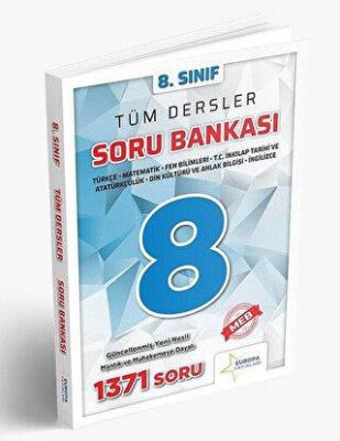 Europa Yayınları 8. Sınıf Tüm Dersler Soru Bankası - 1