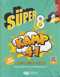 8. Sınıf Süper Kamp 41 Yeni Nesil Soru Kitabı - Nitelik Yayınları - Bayilik