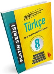 Basamak Yayınları Platin Serisi 8. Sınıf Türkçe Soru Bankası - Basamak Yayınları